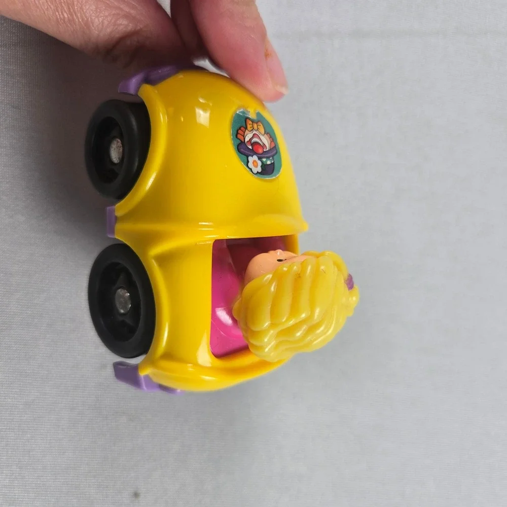Fisher Price Little People Wheelies Race Car, Purple and Yellow
